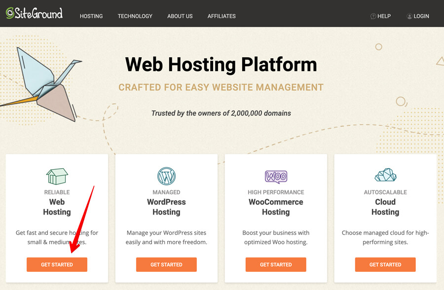 Siteground Web Hosting Plans