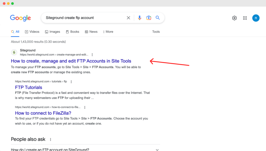 How to create FTP access for your website - UsableWP