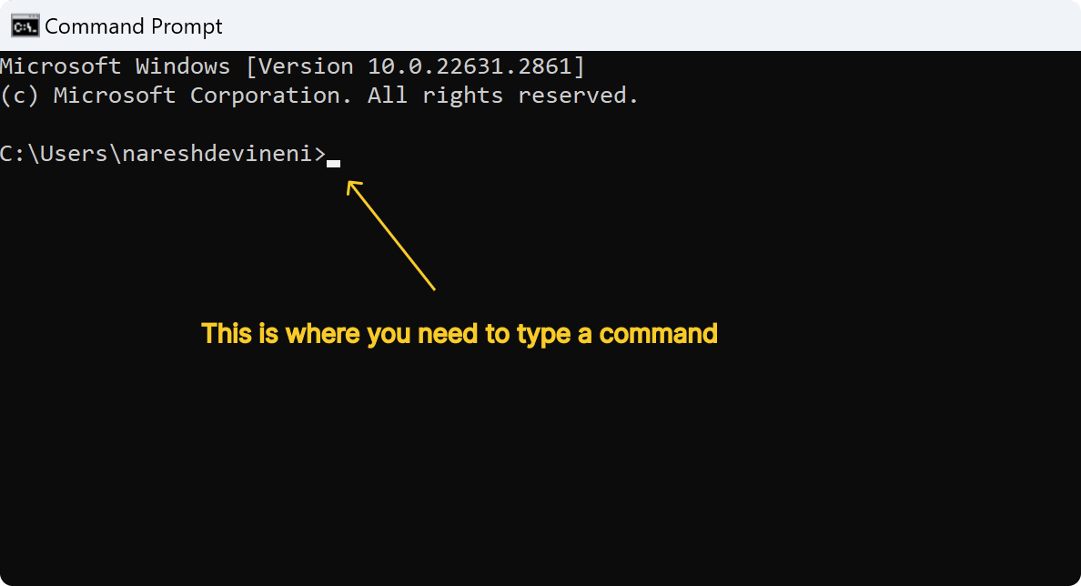 Windows Command Prompt acting as Secure Shel (SSH) client